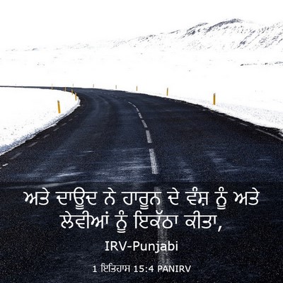 Picture 03 - 1 ਇਤਿਹਾਸ 15:4 PANIRV - ਅਤੇ ਦਾਊਦ ਨੇ ਹਾਰੂਨ - Bible Verse Picture