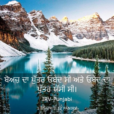 Picture 03 - 1 ਇਤਿਹਾਸ 2:12 PANIRV - ਬੋਅਜ਼ ਦਾ ਪੁੱਤਰ - Bible Verse Picture