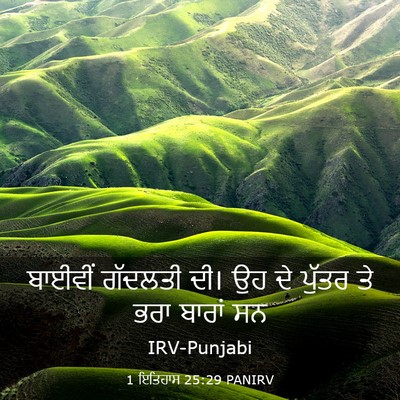 Picture 03 - 1 ਇਤਿਹਾਸ 25:29 PANIRV - ਬਾਈਵੀਂ ਗੱਦਲਤੀ ਦੀ। - Bible Verse Picture