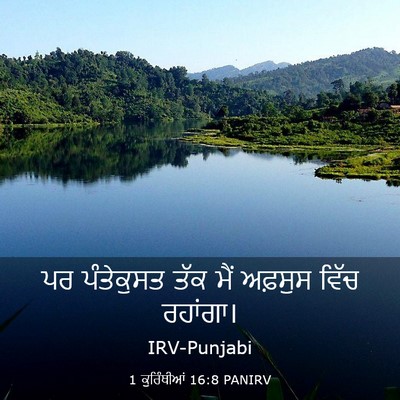 Picture 03 - 1 ਕੁਰਿੰਥੀਆਂ 16:8 PANIRV - ਪਰ ਪੰਤੇਕੁਸਤ ਤੱਕ - Bible Verse Picture