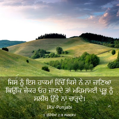 Picture 03 - 1 ਕੁਰਿੰਥੀਆਂ 2:8 PANIRV - ਜਿਸ ਨੂੰ ਇਸ ਹਾਕਮਾਂ - Bible Verse Picture