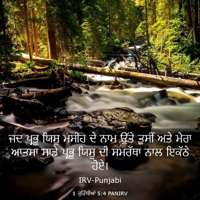 Picture 03 - 1 ਕੁਰਿੰਥੀਆਂ 5:4 PANIRV - ਜਦ ਪ੍ਰਭੂ ਯਿਸੂ ਮਸੀਹ - Bible Verse Picture