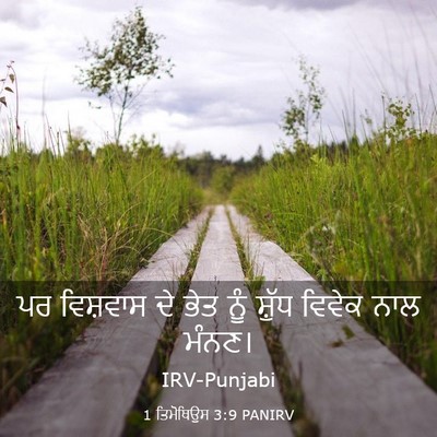 Picture 03 - 1 ਤਿਮੋਥਿਉਸ 3:9 PANIRV - ਪਰ ਵਿਸ਼ਵਾਸ ਦੇ ਭੇਤ - Bible Verse Picture