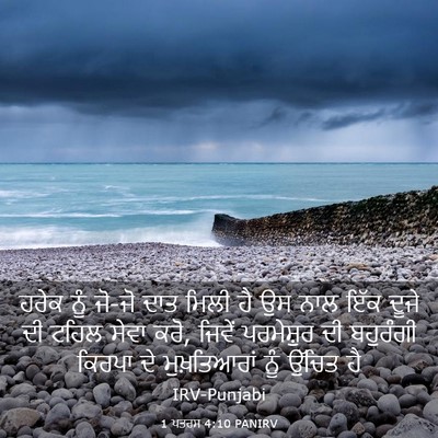 Picture 03 - 1 ਪਤਰਸ 4:10 PANIRV - ਹਰੇਕ ਨੂੰ ਜੋ-ਜੋ ਦਾਤ - Bible Verse Picture