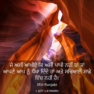 Picture 03 - 1 ਯੂਹੰਨਾ 1:8 PANIRV - ਜੇ ਅਸੀਂ ਆਖੀਏ ਕਿ - Bible Verse Picture