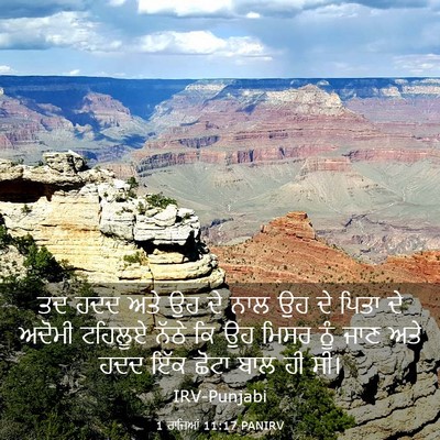 Picture 03 - 1 ਰਾਜਿਆਂ 11:17 PANIRV - ਤਦ ਹਦਦ ਅਤੇ ਉਹ ਦੇ - Bible Verse Picture