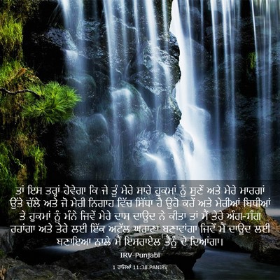 Picture 03 - 1 ਰਾਜਿਆਂ 11:38 PANIRV - ਤਾਂ ਇਸ ਤਰ੍ਹਾਂ - Bible Verse Picture