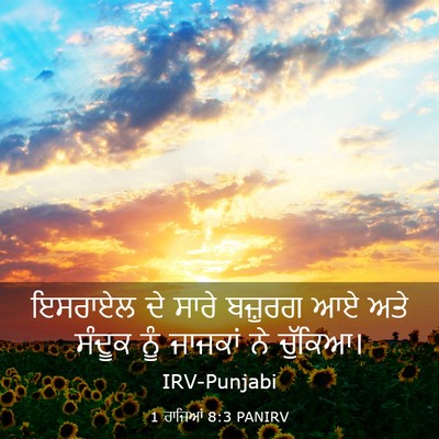 Picture 03 - 1 ਰਾਜਿਆਂ 8:3 PANIRV - ਇਸਰਾਏਲ ਦੇ ਸਾਰੇ - Bible Verse Picture