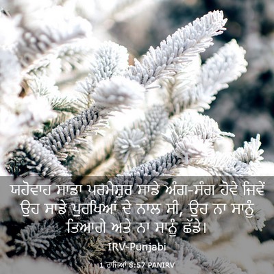 Picture 03 - 1 ਰਾਜਿਆਂ 8:57 PANIRV - ਯਹੋਵਾਹ ਸਾਡਾ - Bible Verse Picture