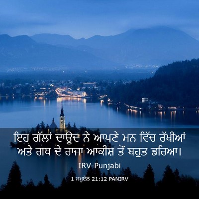 Picture 03 - 1 ਸਮੂਏਲ 21:12 PANIRV - ਇਹ ਗੱਲਾਂ ਦਾਊਦ ਨੇ - Bible Verse Picture