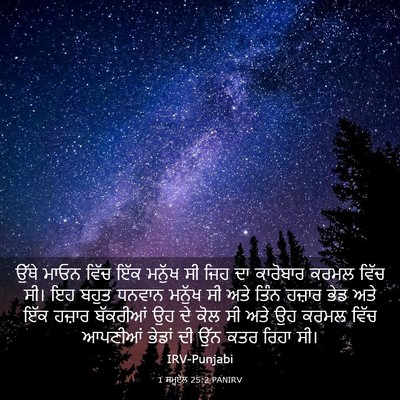 Picture 03 - 1 ਸਮੂਏਲ 25:2 PANIRV - ਉੱਥੇ ਮਾਓਨ ਵਿੱਚ ਇੱਕ - Bible Verse Picture
