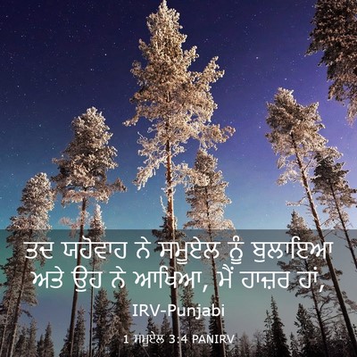 Picture 03 - 1 ਸਮੂਏਲ 3:4 PANIRV - ਤਦ ਯਹੋਵਾਹ ਨੇ ਸਮੂਏਲ - Bible Verse Picture