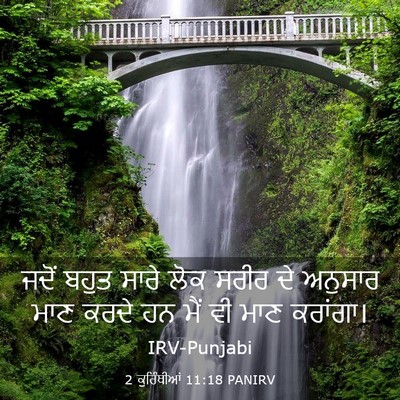 Picture 03 - 2 ਕੁਰਿੰਥੀਆਂ 11:18 PANIRV - ਜਦੋਂ ਬਹੁਤ ਸਾਰੇ ਲੋਕ - Bible Verse Picture