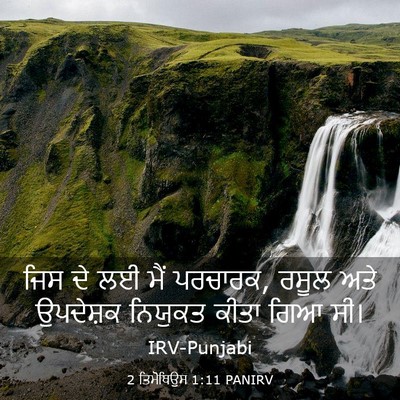 Picture 03 - 2 ਤਿਮੋਥਿਉਸ 1:11 PANIRV - ਜਿਸ ਦੇ ਲਈ ਮੈਂ - Bible Verse Picture