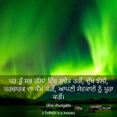 Picture 03 - 2 ਤਿਮੋਥਿਉਸ 4:5 PANIRV - ਪਰ ਤੂੰ ਸਭ ਗੱਲਾਂ - Bible Verse Picture
