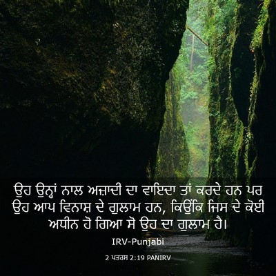 Picture 03 - 2 ਪਤਰਸ 2:19 PANIRV - ਉਹ ਉਨ੍ਹਾਂ ਨਾਲ - Bible Verse Picture