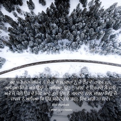 Picture 03 - 2 ਰਾਜਿਆਂ 11:15 PANIRV - ਤਦ ਯਹੋਯਾਦਾ ਜਾਜਕ ਨੇ - Bible Verse Picture