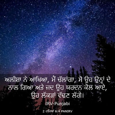 Picture 03 - 2 ਰਾਜਿਆਂ 6:4 PANIRV - ਅਲੀਸ਼ਾ ਨੇ ਆਖਿਆ, ਮੈਂ - Bible Verse Picture