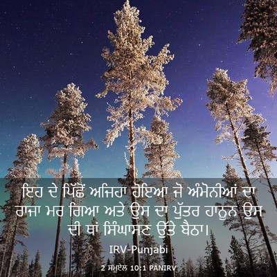 Picture 03 - 2 ਸਮੂਏਲ 10:1 PANIRV - ਇਹ ਦੇ ਪਿੱਛੋਂ ਅਜਿਹਾ - Bible Verse Picture