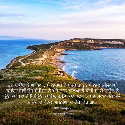 Picture 03 - 2 ਸਮੂਏਲ 10:2 PANIRV - ਤਦ ਦਾਊਦ ਨੇ ਆਖਿਆ, - Bible Verse Picture