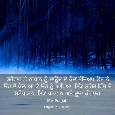 Picture 03 - 2 ਸਮੂਏਲ 12:1 PANIRV - ਯਹੋਵਾਹ ਨੇ ਨਾਥਾਨ - Bible Verse Picture