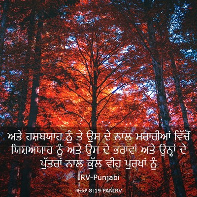 Picture 03 - ਅਜ਼ਰਾ 8:19 PANIRV - ਅਤੇ ਹਸ਼ਬਯਾਹ ਨੂੰ ਤੇ - Bible Verse Picture
