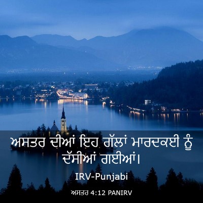 Picture 03 - ਅਸਤਰ 4:12 PANIRV - ਅਸਤਰ ਦੀਆਂ ਇਹ ਗੱਲਾਂ - Bible Verse Picture