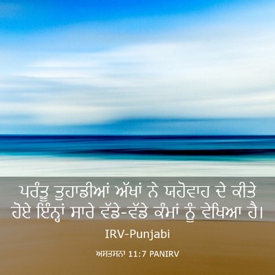 Picture 03 - ਅਸਤਸਨਾ 11:7 PANIRV - ਪਰੰਤੂ ਤੁਹਾਡੀਆਂ - Bible Verse Picture