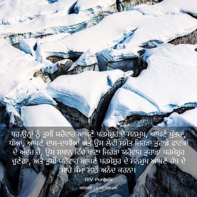 Picture 03 - ਅਸਤਸਨਾ 12:18 PANIRV - ਪਰ ਉਨ੍ਹਾਂ ਨੂੰ - Bible Verse Picture