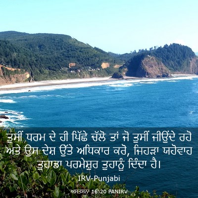 Picture 03 - ਅਸਤਸਨਾ 16:20 PANIRV - ਤੁਸੀਂ ਧਰਮ ਦੇ ਹੀ - Bible Verse Picture