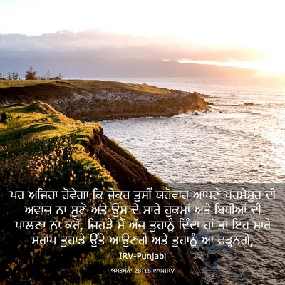 Picture 03 - ਅਸਤਸਨਾ 28:15 PANIRV - ਪਰ ਅਜਿਹਾ ਹੋਵੇਗਾ ਕਿ - Bible Verse Picture