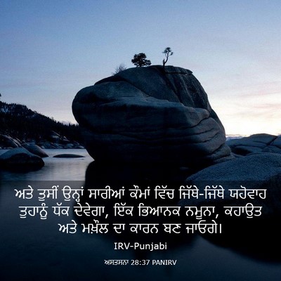 Picture 03 - ਅਸਤਸਨਾ 28:37 PANIRV - ਅਤੇ ਤੁਸੀਂ ਉਨ੍ਹਾਂ - Bible Verse Picture