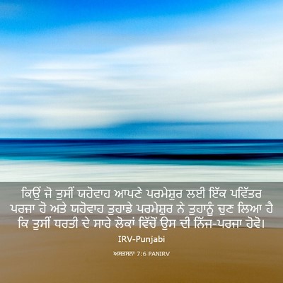 Picture 03 - ਅਸਤਸਨਾ 7:6 PANIRV - ਕਿਉਂ ਜੋ ਤੁਸੀਂ - Bible Verse Picture
