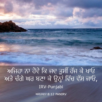 Picture 03 - ਅਸਤਸਨਾ 8:12 PANIRV - ਅਜਿਹਾ ਨਾ ਹੋਵੇ ਕਿ ਜਦ - Bible Verse Picture