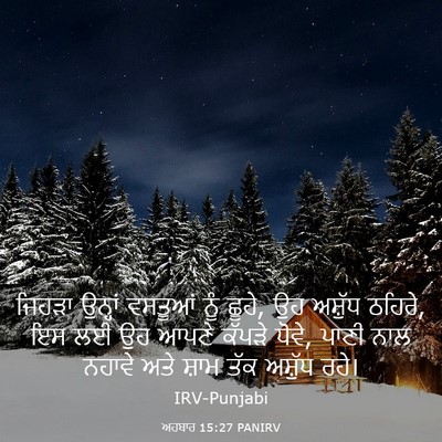 Picture 03 - ਅਹਬਾਰ 15:27 PANIRV - ਜਿਹੜਾ ਉਨ੍ਹਾਂ - Bible Verse Picture
