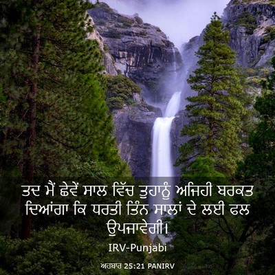 Picture 03 - ਅਹਬਾਰ 25:21 PANIRV - ਤਦ ਮੈਂ ਛੇਵੇਂ ਸਾਲ - Bible Verse Picture