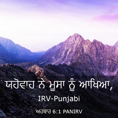 Picture 03 - ਅਹਬਾਰ 6:1 PANIRV - ਯਹੋਵਾਹ ਨੇ ਮੂਸਾ ਨੂੰ - Bible Verse Picture
