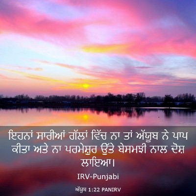 Picture 03 - ਅੱਯੂਬ 1:22 PANIRV - ਇਹਨਾਂ ਸਾਰੀਆਂ - Bible Verse Picture