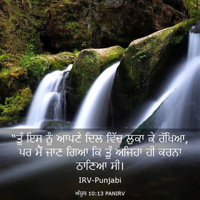 Picture 03 - ਅੱਯੂਬ 10:13 PANIRV - “ਤੂੰ ਇਸ ਨੂੰ ਆਪਣੇ - Bible Verse Picture