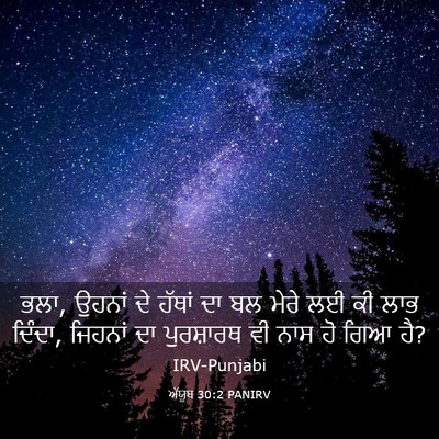 Picture 03 - ਅੱਯੂਬ 30:2 PANIRV - ਭਲਾ, ਉਹਨਾਂ ਦੇ ਹੱਥਾਂ - Bible Verse Picture