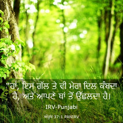 Picture 03 - ਅੱਯੂਬ 37:1 PANIRV - “ਹਾਂ, ਇਸ ਗੱਲ ਤੇ ਵੀ - Bible Verse Picture