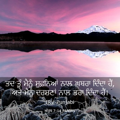 Picture 03 - ਅੱਯੂਬ 7:14 PANIRV - ਤਦ ਤੂੰ ਮੈਨੂੰ - Bible Verse Picture