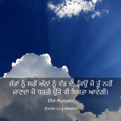 Picture 03 - ਉਪਦੇਸ਼ਕ 11:2 PANIRV - ਸੱਤਾਂ ਨੂੰ ਸਗੋਂ - Bible Verse Picture