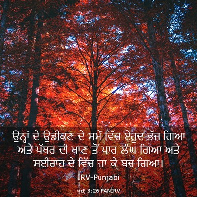 Picture 03 - ਕਜ਼ਾૃ 3:26 PANIRV - ਉਨ੍ਹਾਂ ਦੇ ਉਡੀਕਣ ਦੇ - Bible Verse Picture