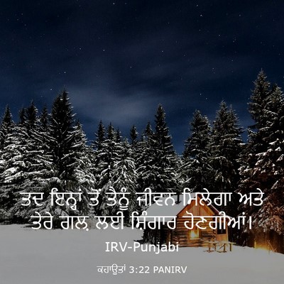 Picture 03 - ਕਹਾਉਤਾਂ 3:22 PANIRV - ਤਦ ਇਨ੍ਹਾਂ ਤੋਂ - Bible Verse Picture