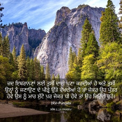 Picture 03 - ਖ਼ਰੋਜ 1:16 PANIRV - ਜਦ ਇਬਰਾਨਣਾਂ ਲਈ - Bible Verse Picture