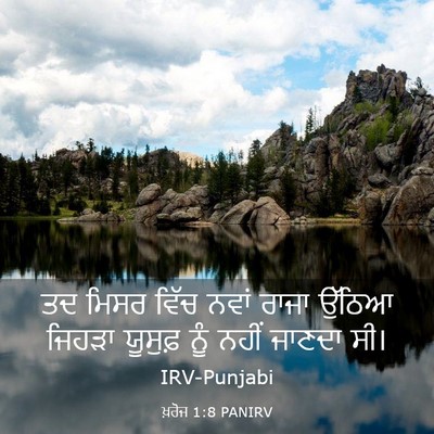 Picture 03 - ਖ਼ਰੋਜ 1:8 PANIRV - ਤਦ ਮਿਸਰ ਵਿੱਚ ਨਵਾਂ - Bible Verse Picture