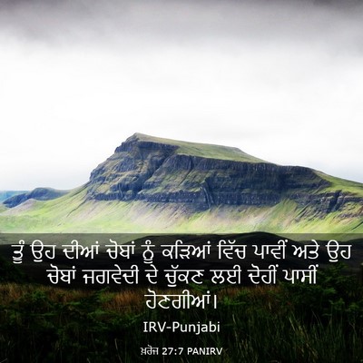 Picture 03 - ਖ਼ਰੋਜ 27:7 PANIRV - ਤੂੰ ਉਹ ਦੀਆਂ ਚੋਬਾਂ - Bible Verse Picture
