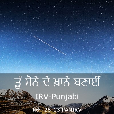 Picture 03 - ਖ਼ਰੋਜ 28:13 PANIRV - ਤੂੰ ਸੋਨੇ ਦੇ ਖ਼ਾਨੇ - Bible Verse Picture