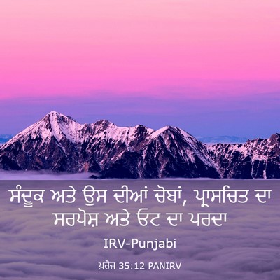 Picture 03 - ਖ਼ਰੋਜ 35:12 PANIRV - ਸੰਦੂਕ ਅਤੇ ਉਸ ਦੀਆਂ - Bible Verse Picture